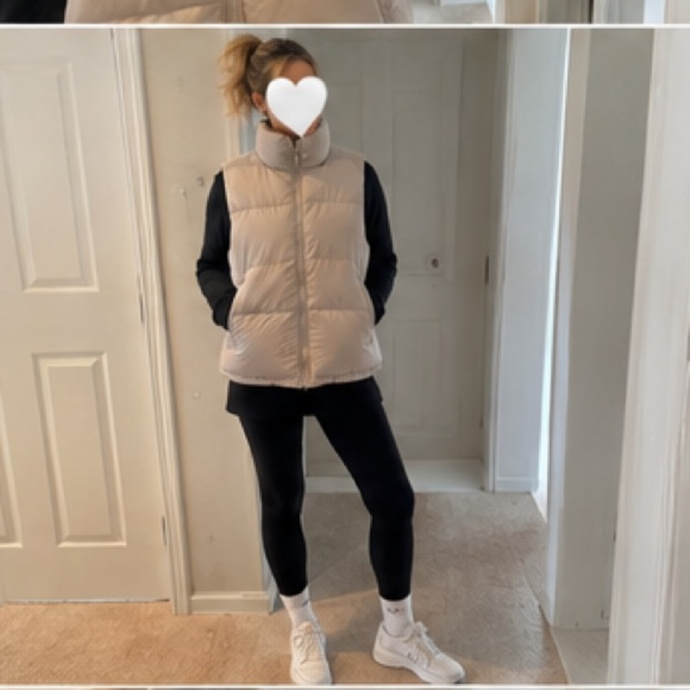 Amazon Light Beige Puffer Vest